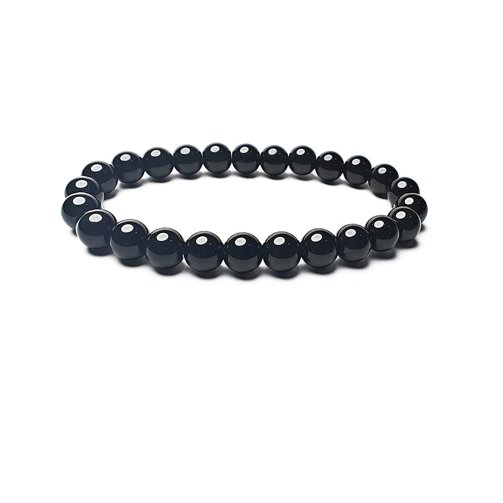 Geometric Natural Stone Agate and Tiger Eye Beaded Unisex Bracelet Set