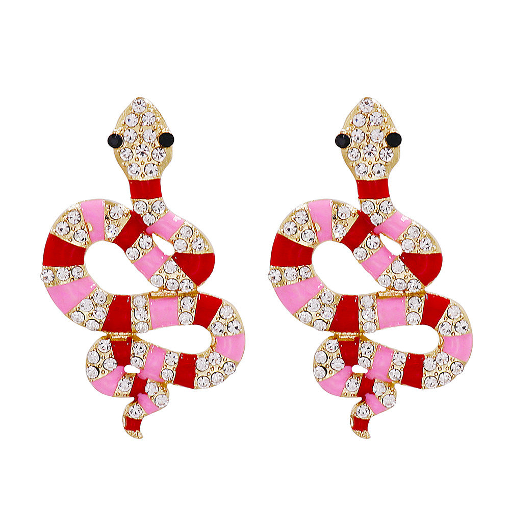 New Creative Snake Design Statement Earrings