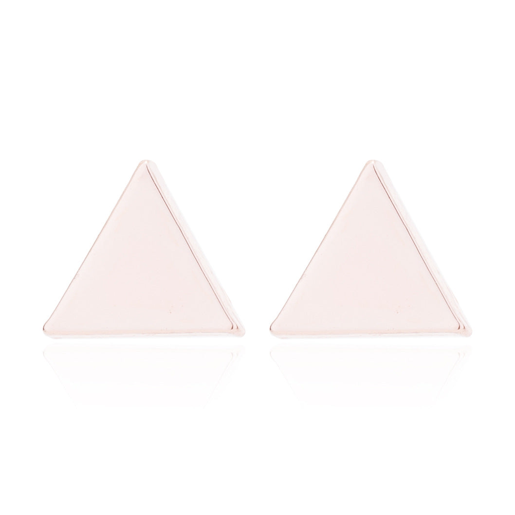 Stainless Steel Geometric Rose & Animal Stud Earrings Set