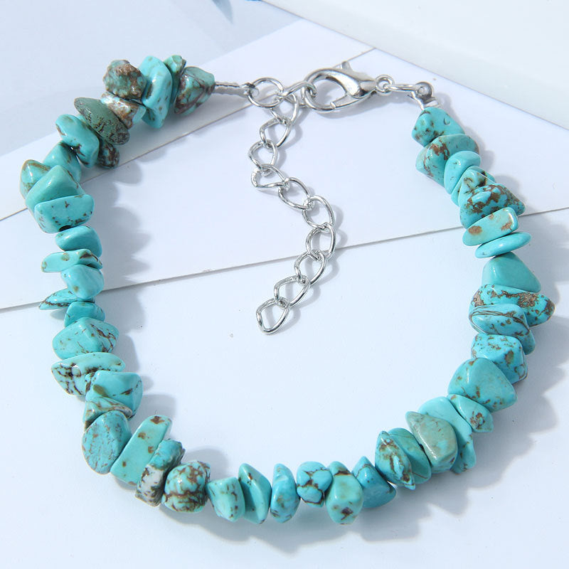 Fashion Minimalist Pink Gravel Shell Bracelet