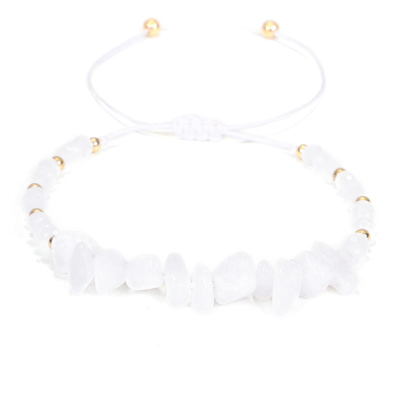Bohemian Handmade Natural Stone Beaded Bracelet for Women
