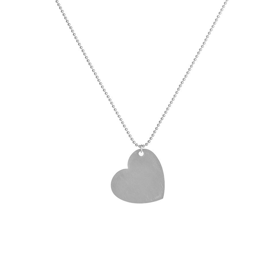 Fashion Insect Heart Shape Stainless Steel Couple Pendant Necklace