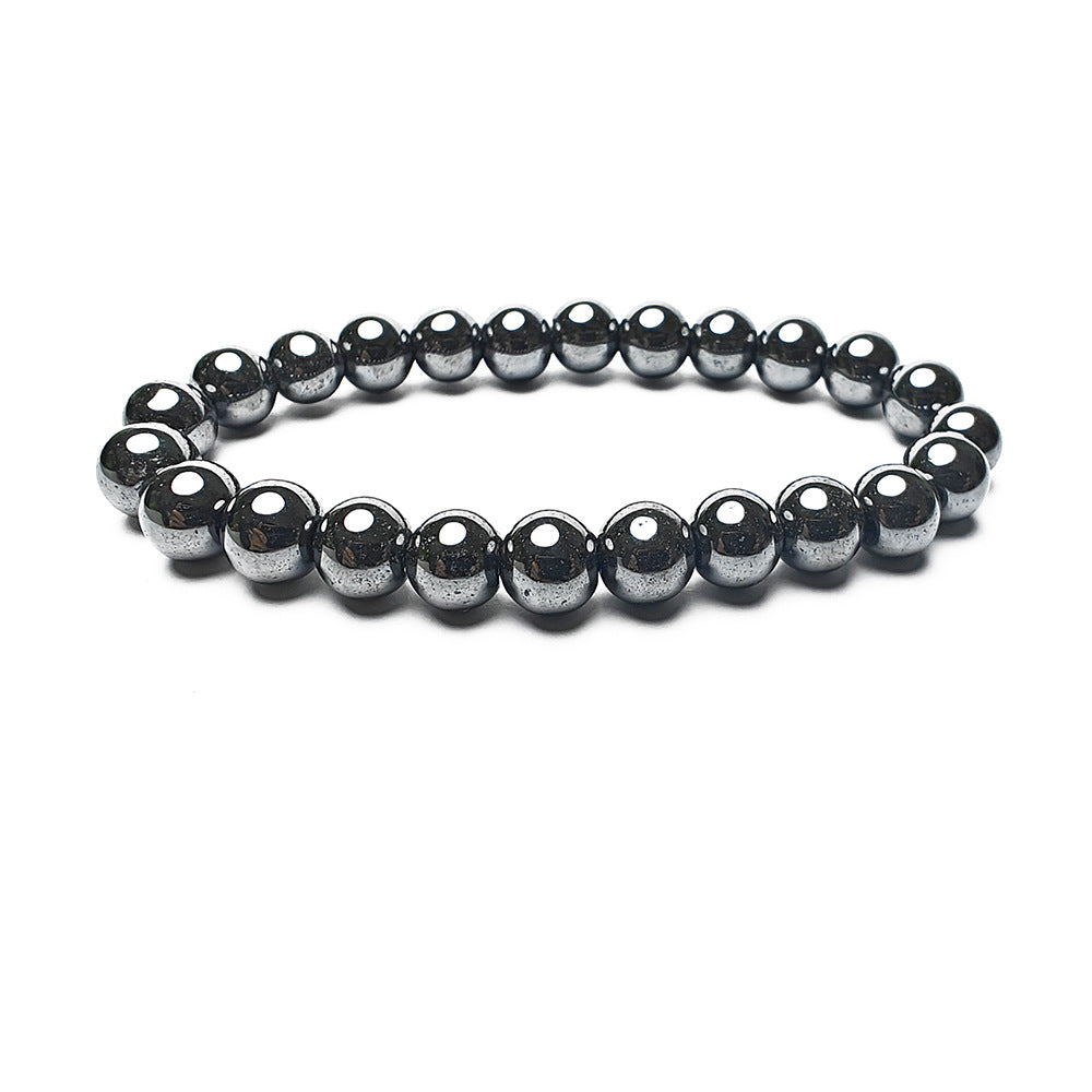 Geometric Natural Stone Agate and Tiger Eye Beaded Unisex Bracelet Set