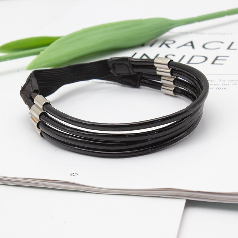 Stainless Steel Heart Magnet Bracelet & Adjustable Shoe Strap Heel Grip