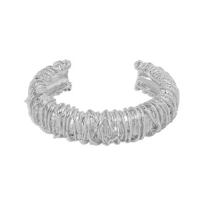 Modern Minimalist Solid Color Alloy Women's Open Cuff Bracelet