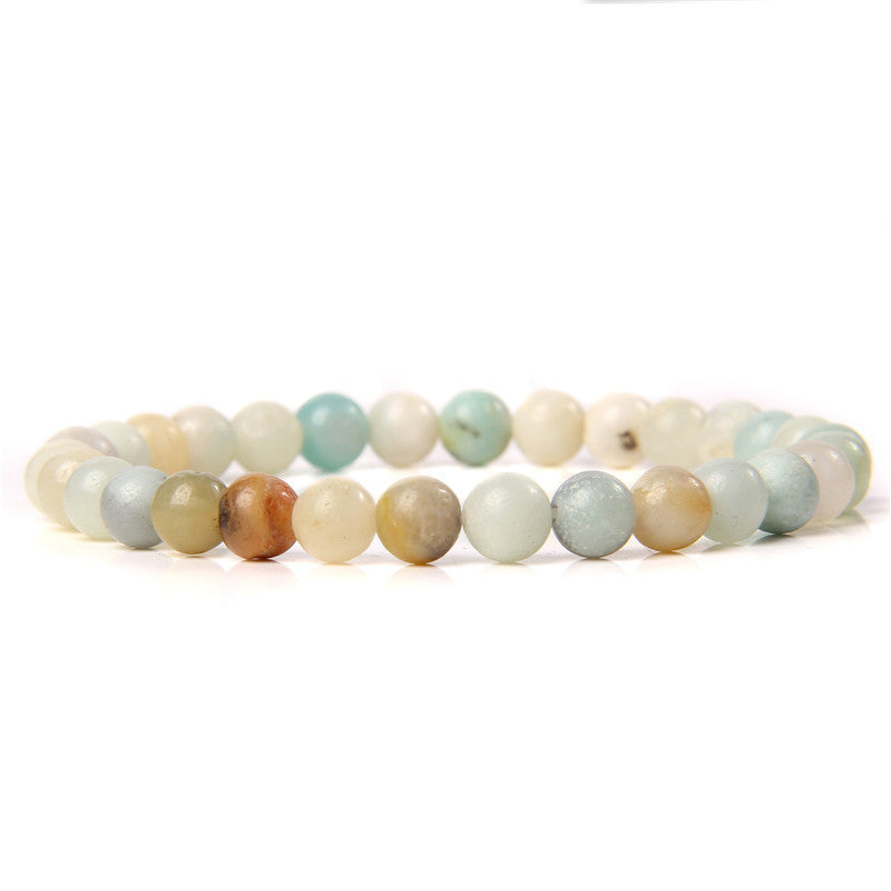 Fashion Natural Stone Crystal Agate Beaded Bracelet for Women