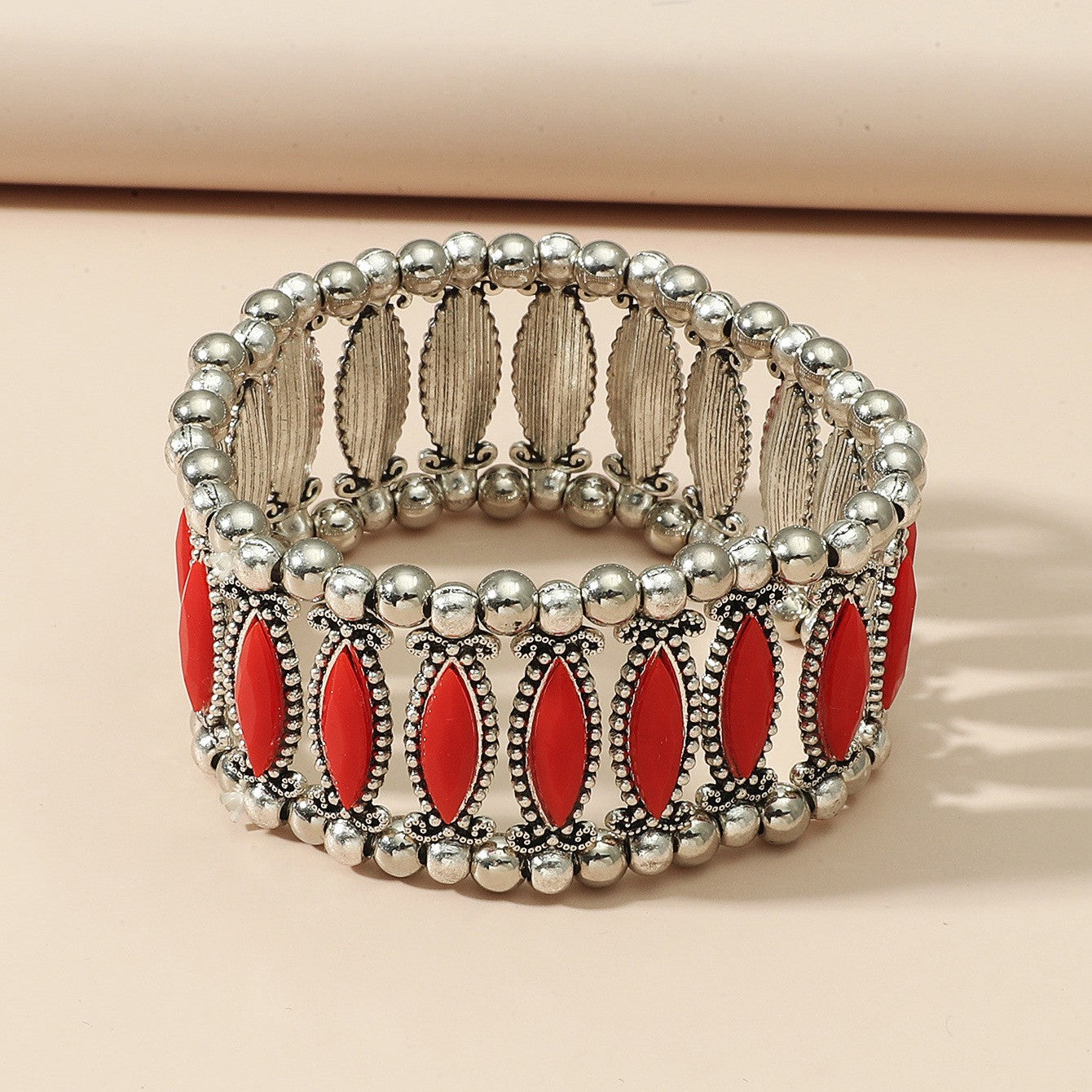 Bohemian Geometric Alloy Turquoise Women's Bangle Bracelet