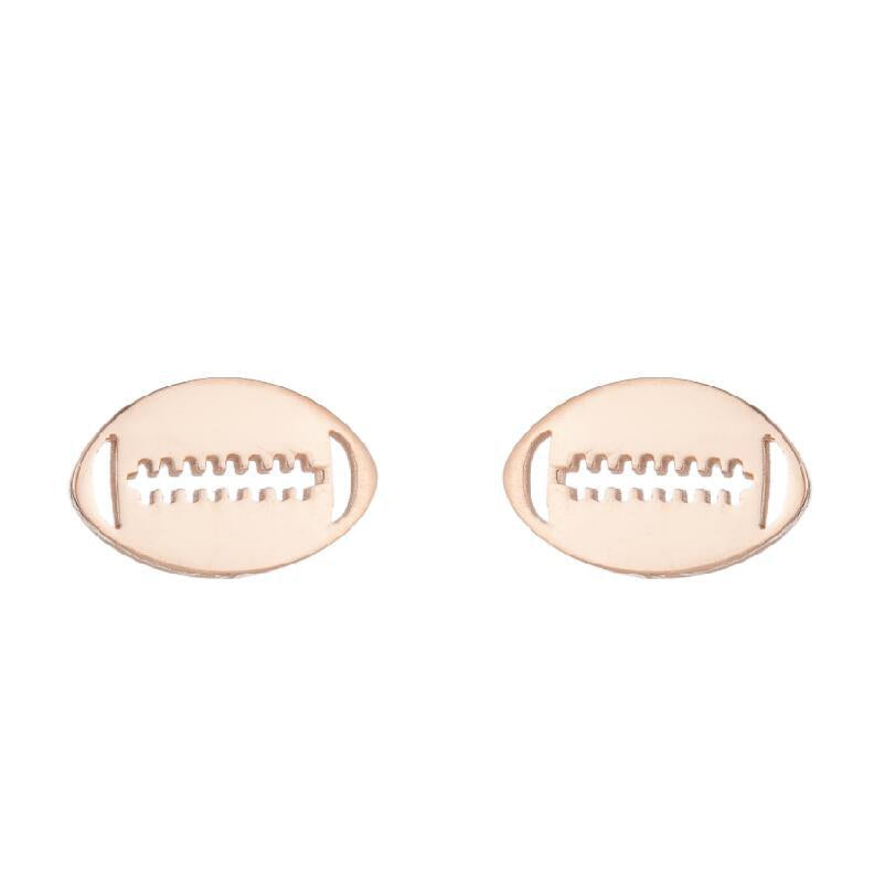 1 Pair Geometric Letter Stainless Steel Earrings