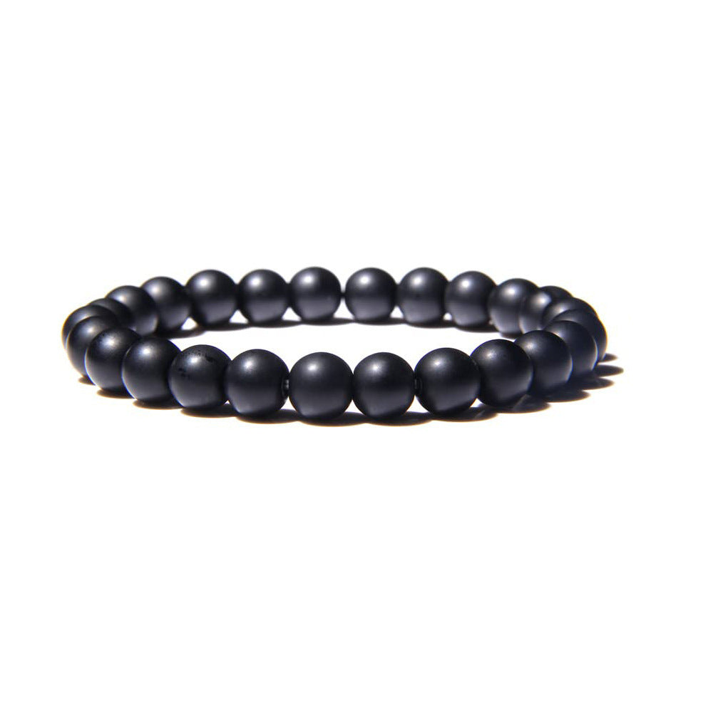Retro Geometric Agate Gemstone Beaded Unisex Bracelet