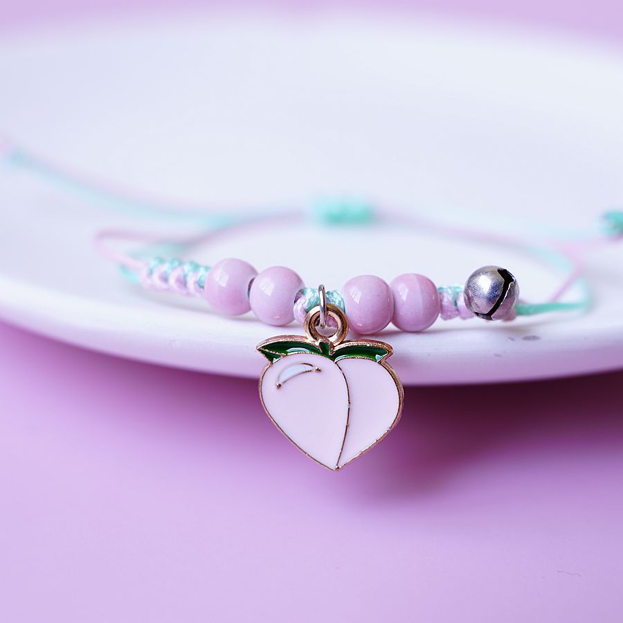 Cute Cartoon Rabbit Carrot Alloy Beaded Friendship Bracelets for Women