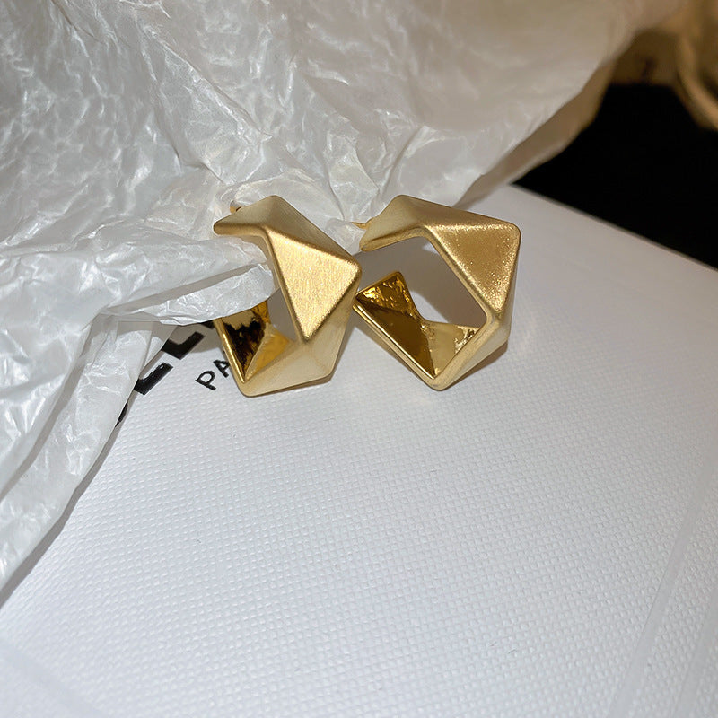 Elegant Geometric Heart Metal Plated Women's Earrings