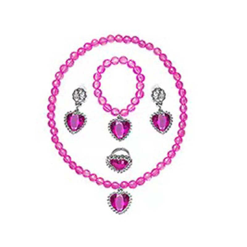 Frozen Princess Aisha Jewelry Set for Girls - Necklace, Bracelet, Ring, Earrings