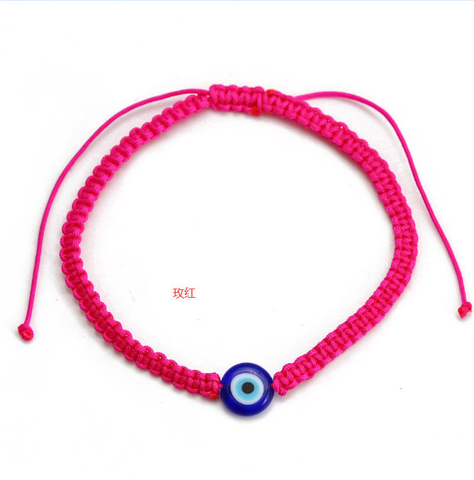 Fashion Evil Eye Braided Unisex Bracelet