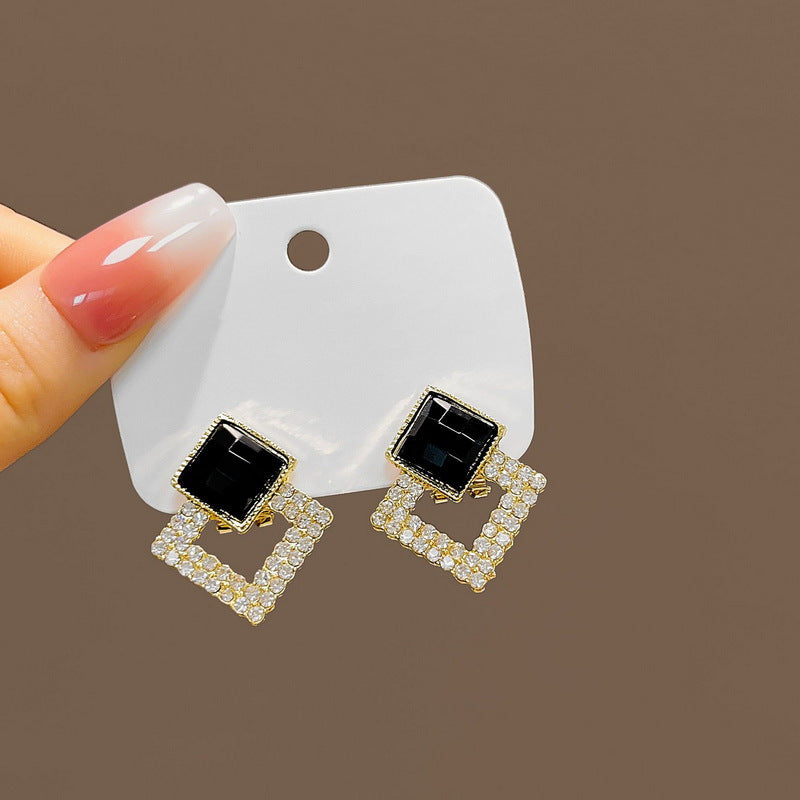 Fashion Crystal Tassel Drop Earrings for Women