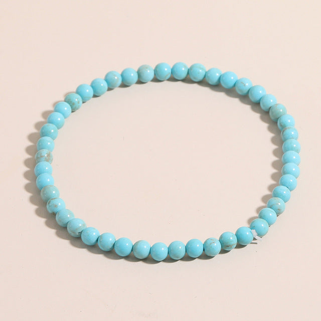 Fashion Geometric Natural Stone Beaded Friendship Bracelet