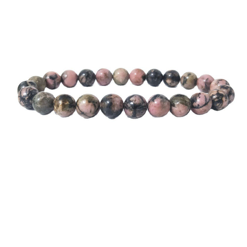 Geometric Natural Stone Agate and Tiger Eye Beaded Unisex Bracelet Set