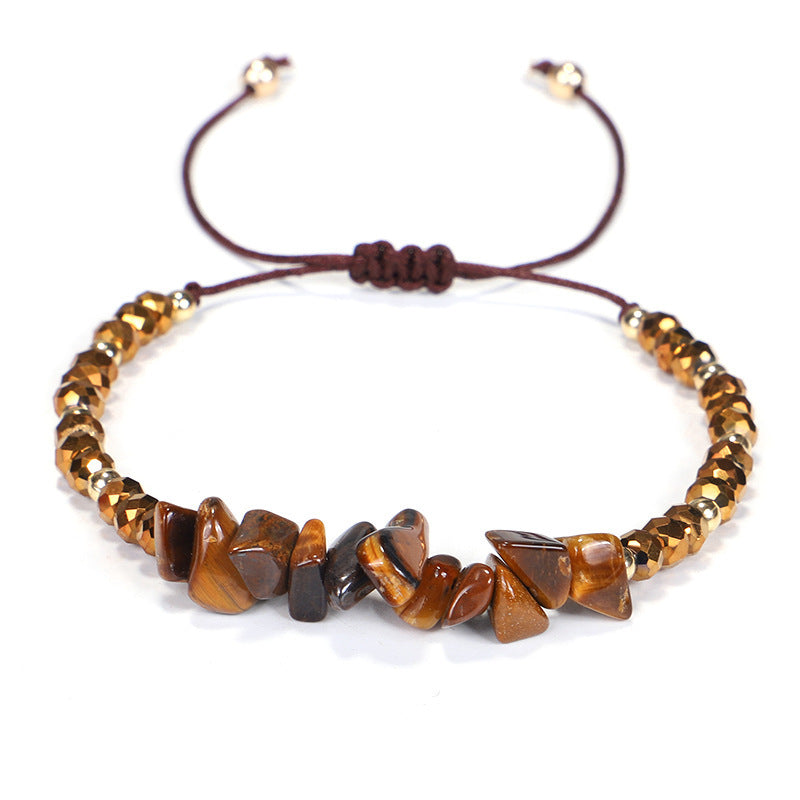 Bohemian Handmade Natural Stone Beaded Bracelet for Women