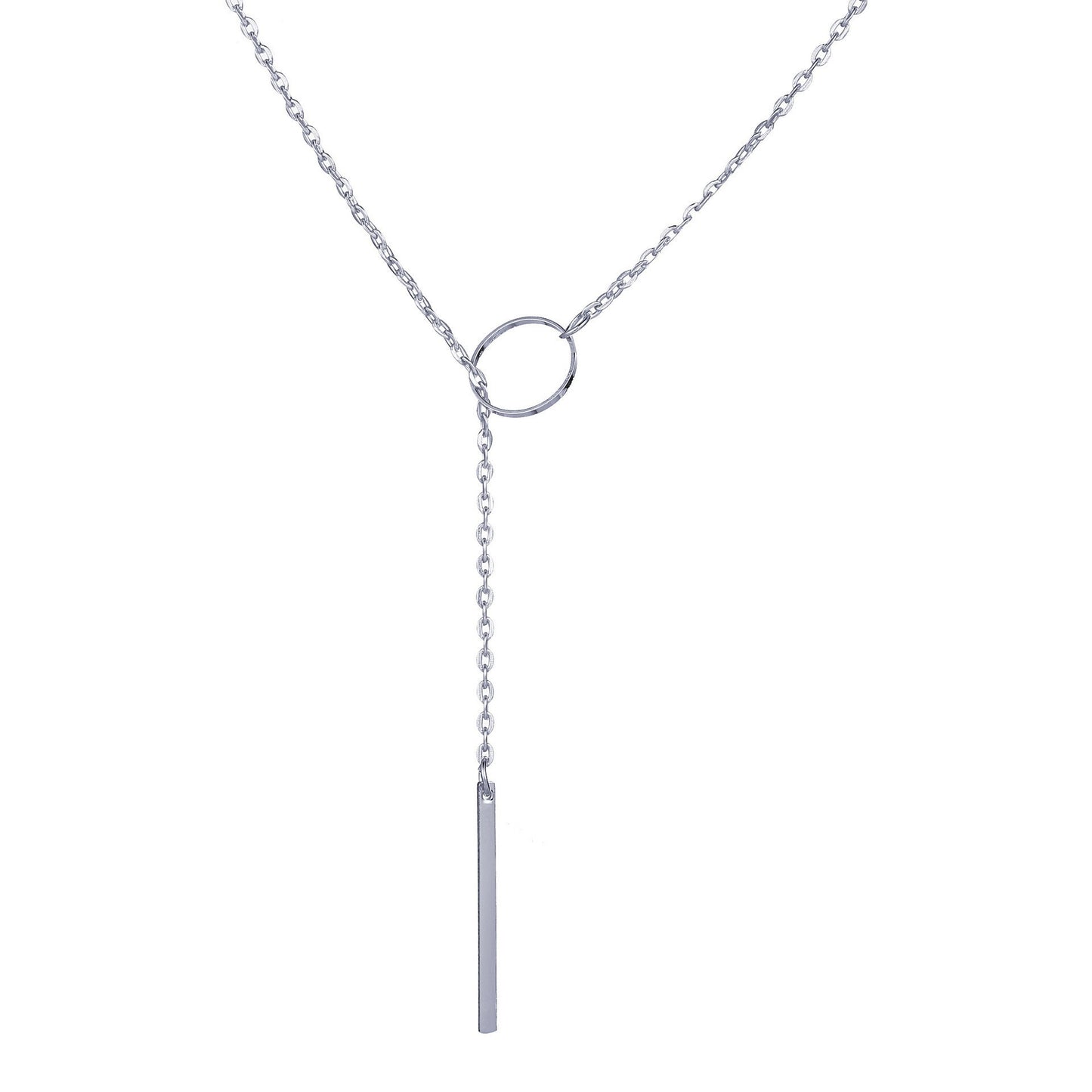 Fashion Jewelry Minimalist Metal Circle Short Necklace Choker