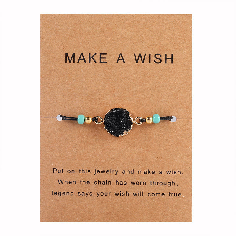 Geometric Resin Rope Unisex Friendship Bracelet