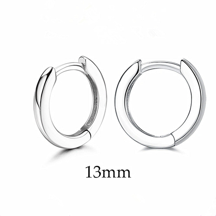 Fashion Heart Shape Zircon Stud Earrings with 925 Silver Needle