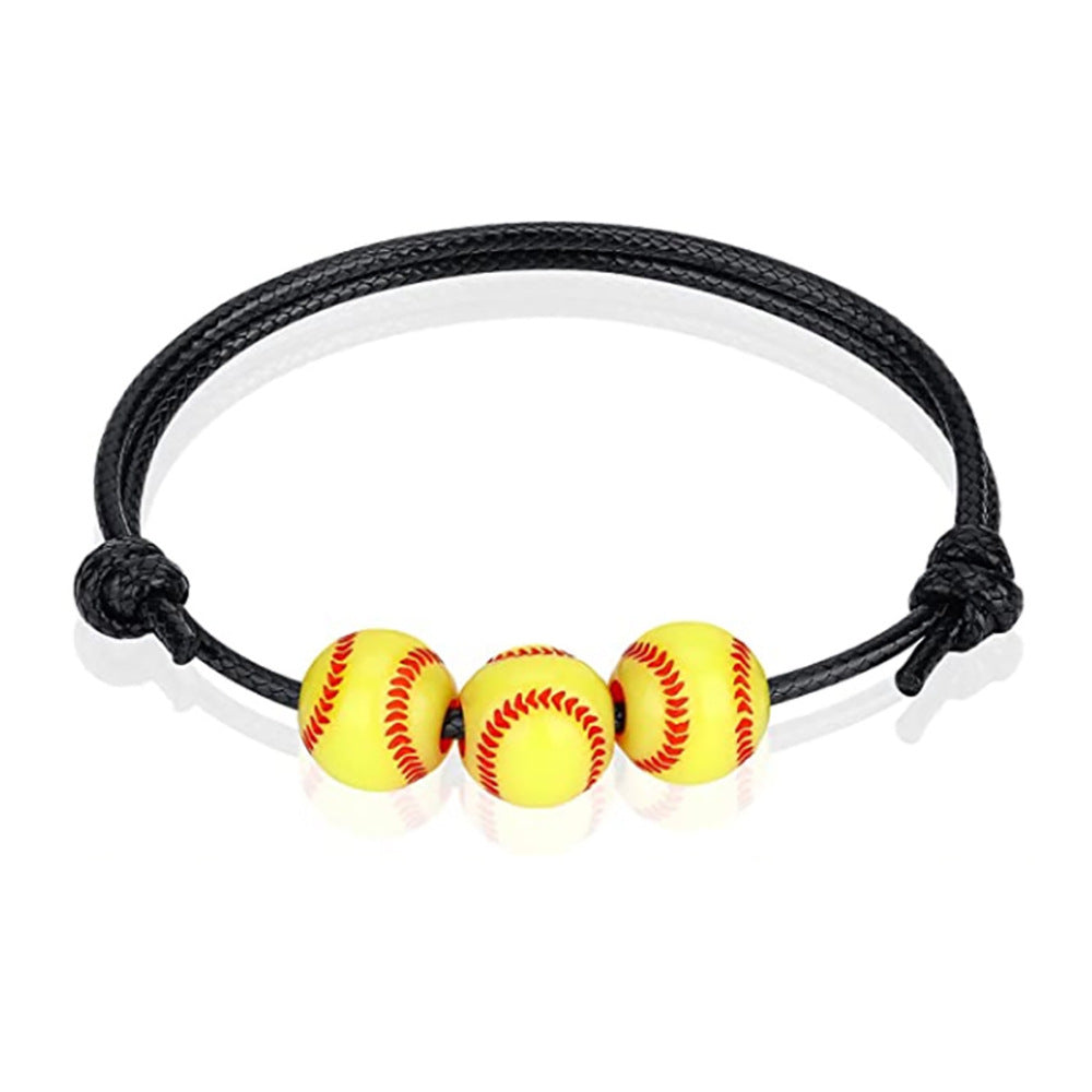 Acrylic Beaded Unisex Sports Bracelet