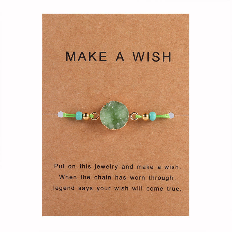 Geometric Resin Rope Unisex Friendship Bracelet