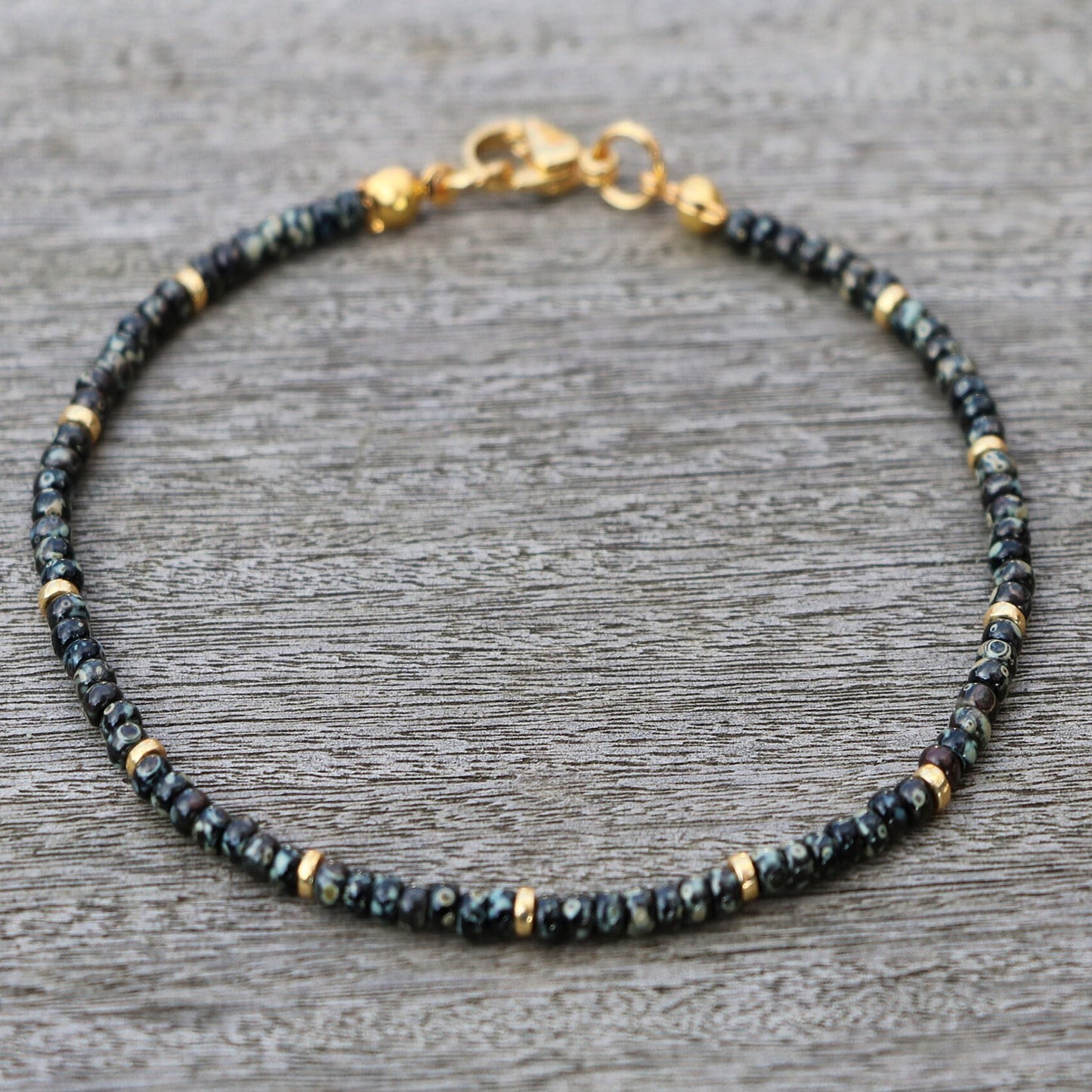 Bohemian Ethnic Style Natural Stone Beaded Anklet