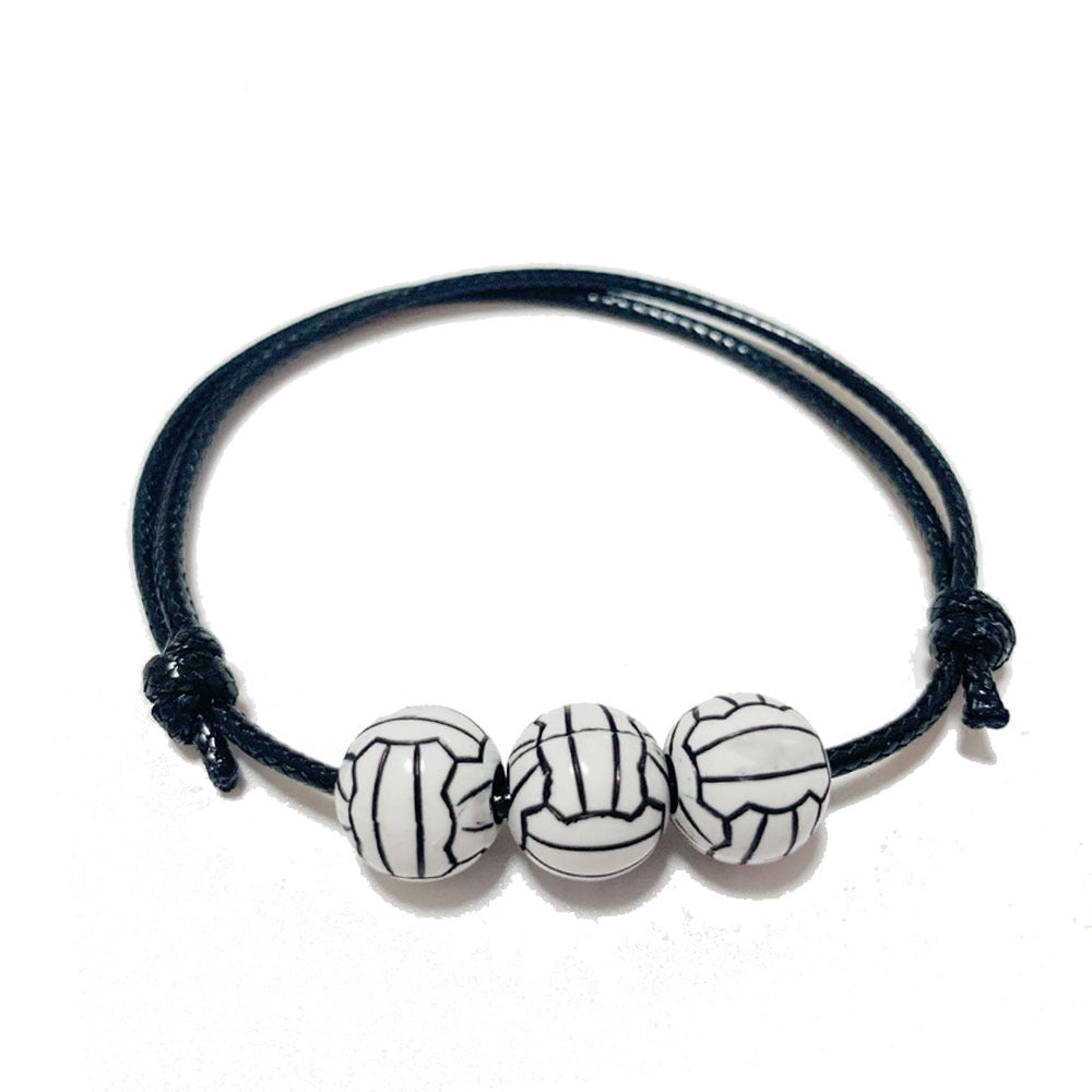 Acrylic Beaded Unisex Sports Bracelet