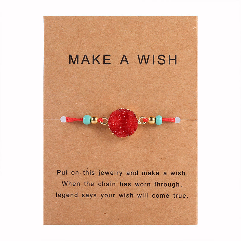 Geometric Resin Rope Unisex Friendship Bracelet