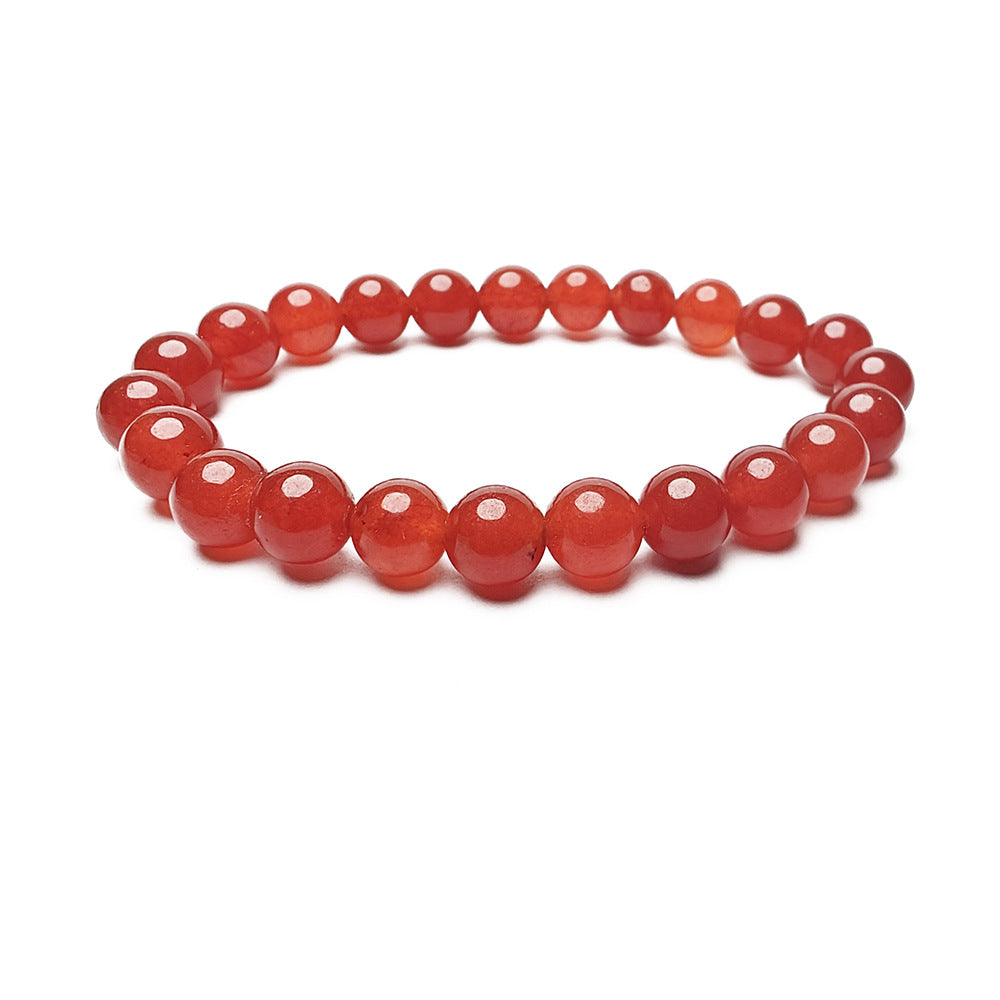 Geometric Natural Stone Agate and Tiger Eye Beaded Unisex Bracelet Set