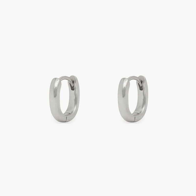 Simple U-Shaped Gold Plated Copper Earrings