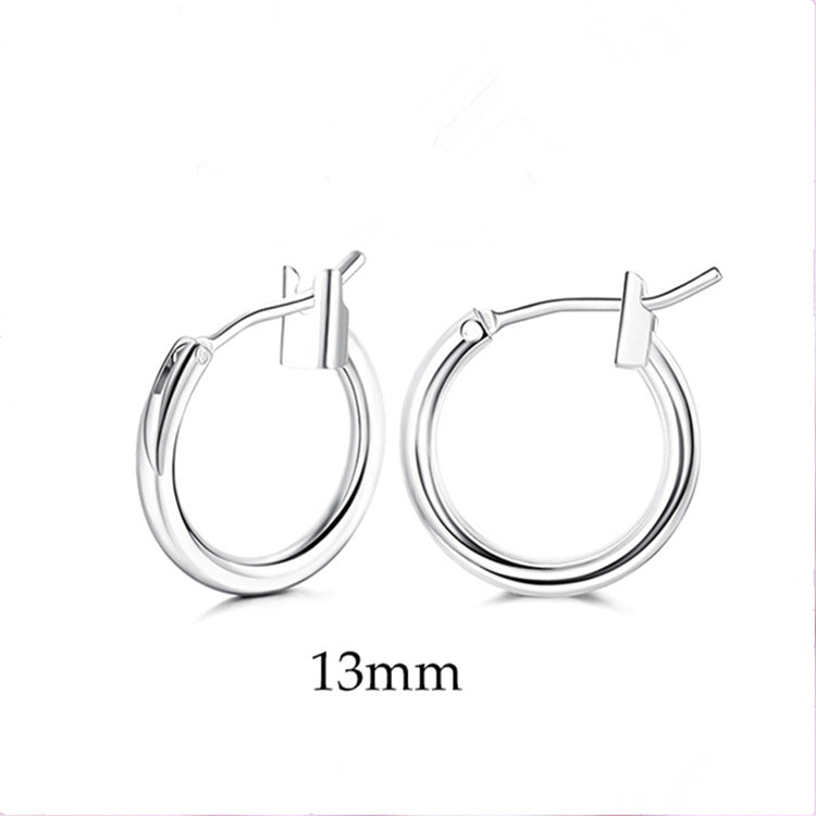 Fashion Heart Shape Zircon Stud Earrings with 925 Silver Needle