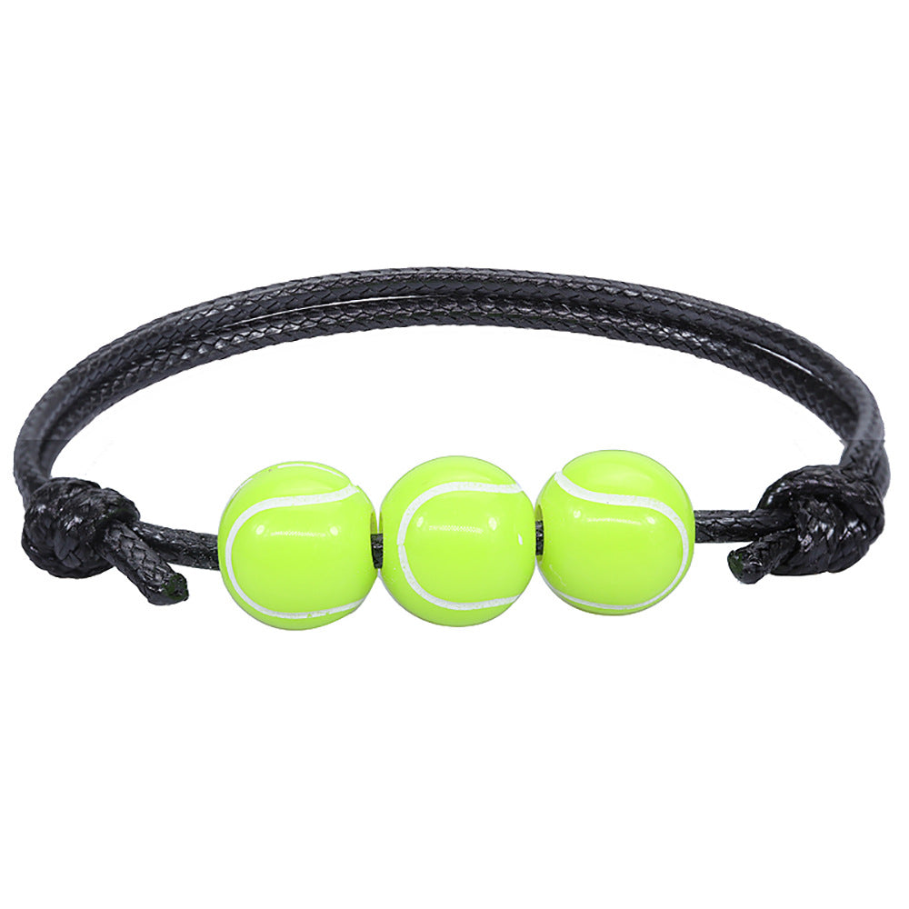 Acrylic Beaded Unisex Sports Bracelet
