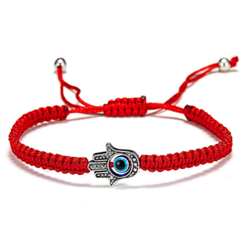 Fashion Evil Eye Braided Bracelet with Colorful Handcrafted Design