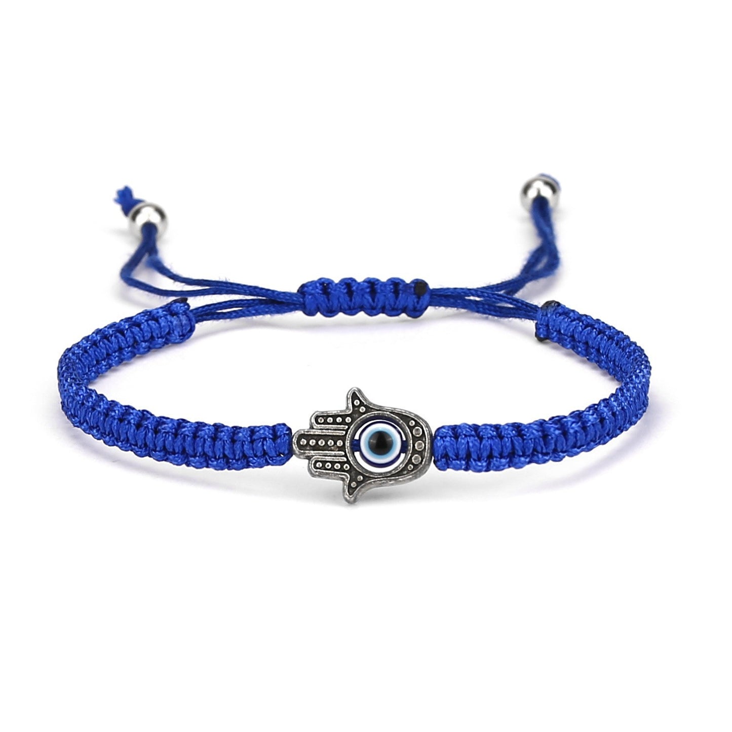 Vintage Evil Eye Palm Adjustable Red Rope Bracelet