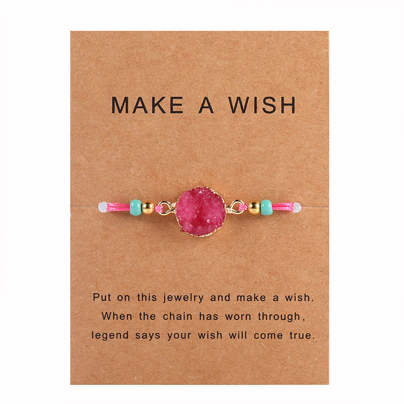 Geometric Resin Rope Unisex Friendship Bracelet