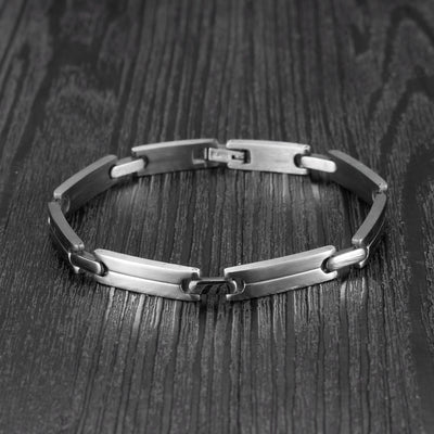Simple Classic Solid Color Stainless Steel Women's Fashion Bracelet