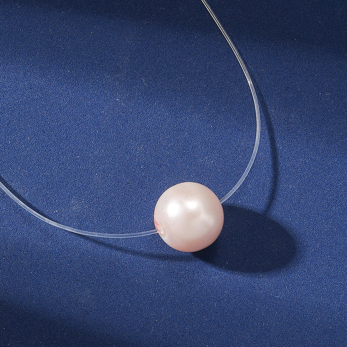 Simple Style Solid Color Pearl Resin Women's Necklace
