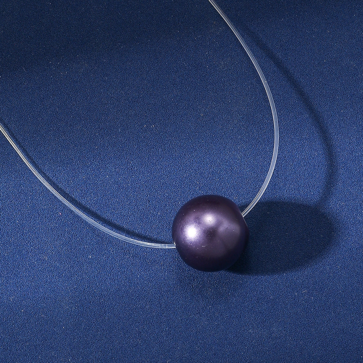 Simple Style Solid Color Pearl Resin Women's Necklace