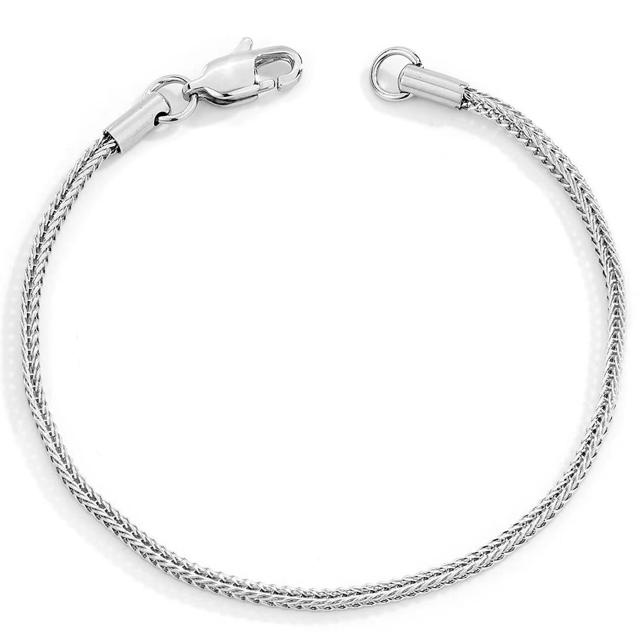 Simple Style Titanium Steel Men's Woven Bracelet - 2mm Thin Versatile Design