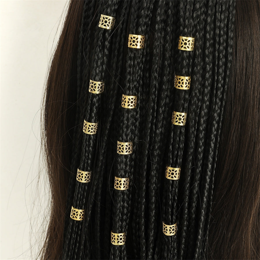 Streetwear Butterfly Alloy Hair Buckle with Retro Ethnic Spiral Braid Design