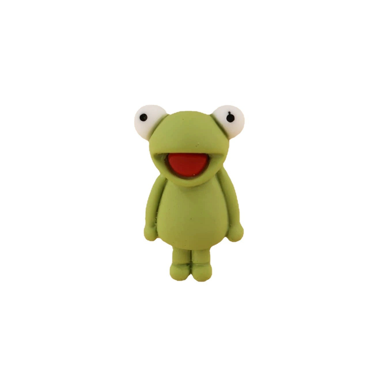 Vintage Frog Resin Ring - Unisex Cute Cartoon Animal Design