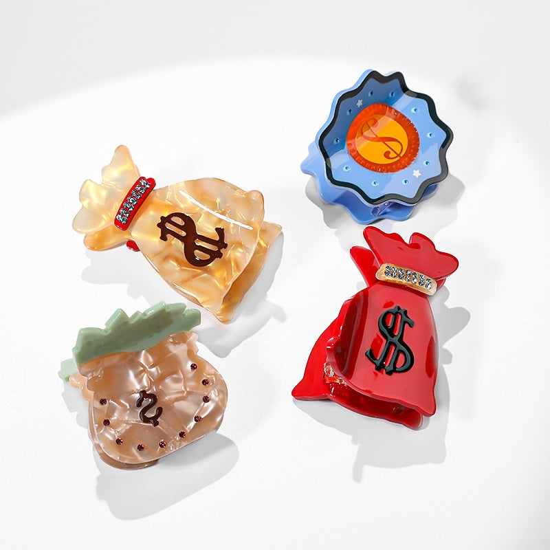 Women's Exquisite Acetate Chinoiserie Hair Claw Clips