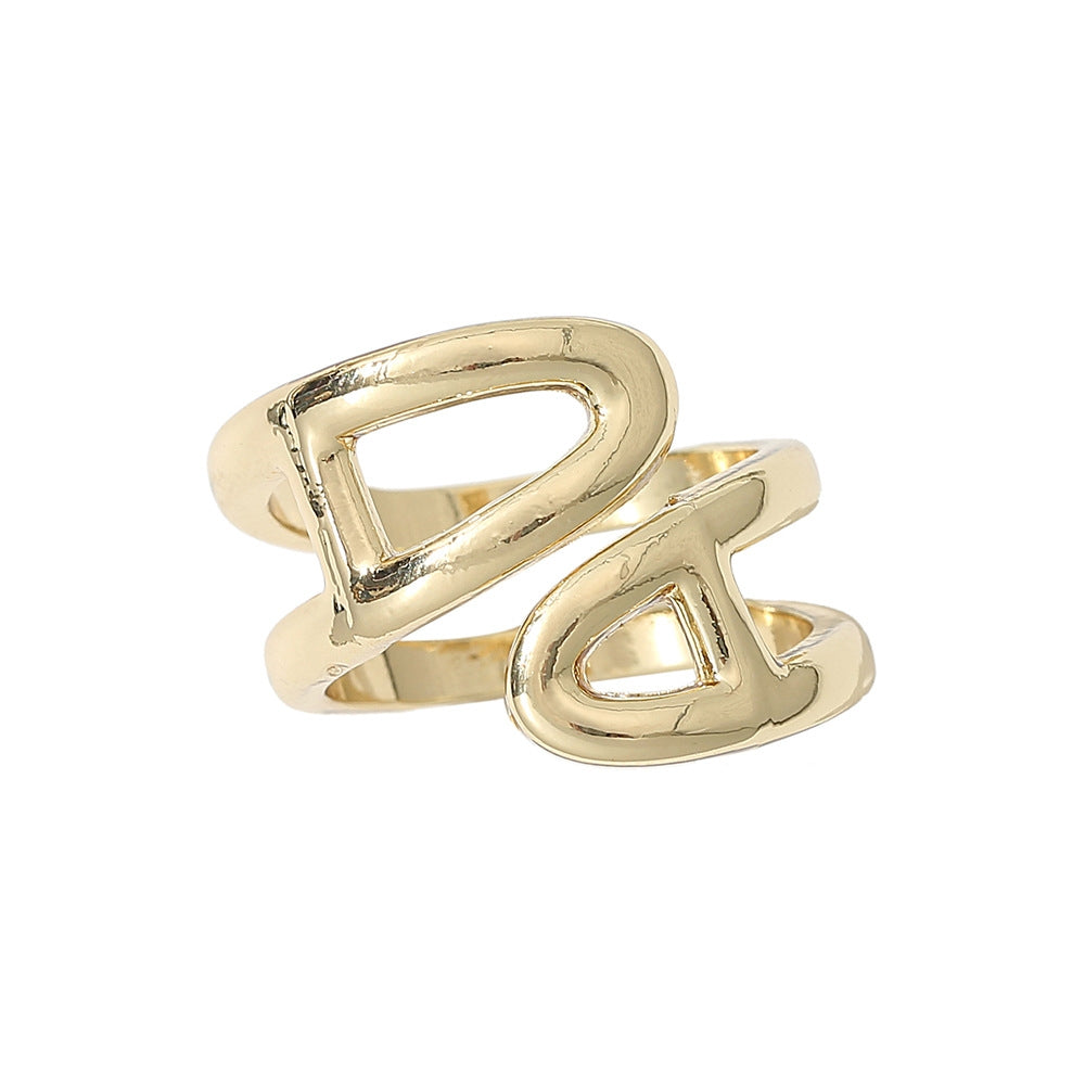 Women's Korean Style Alloy Hollow Out Snake Shape Scarf Ring
