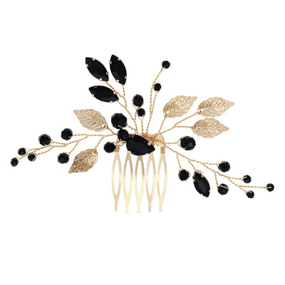 Women's Vintage Flower Alloy Hair Comb - Handmade Bridal & Versatile Hair Accessory