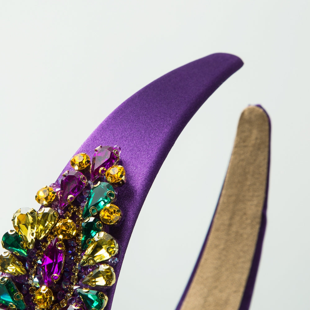 Women's Baroque Rhinestone Flower Hairband