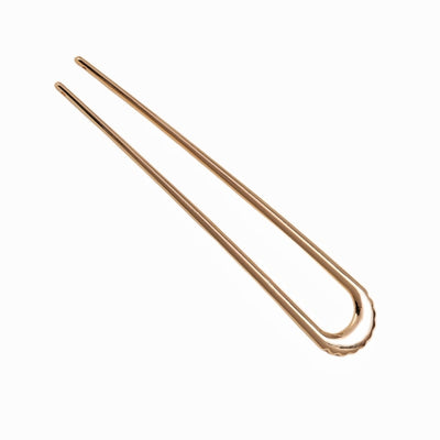 Women's Retro U-Shape Alloy Hairpin with Glossy Finish