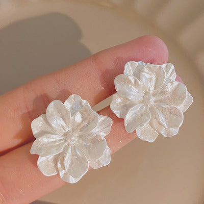 Elegant Heart Shape Zircon Inlay Drop Earrings for Women