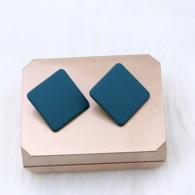 1 Pair Minimalist Geometric Acrylic Square Women's Earrings
