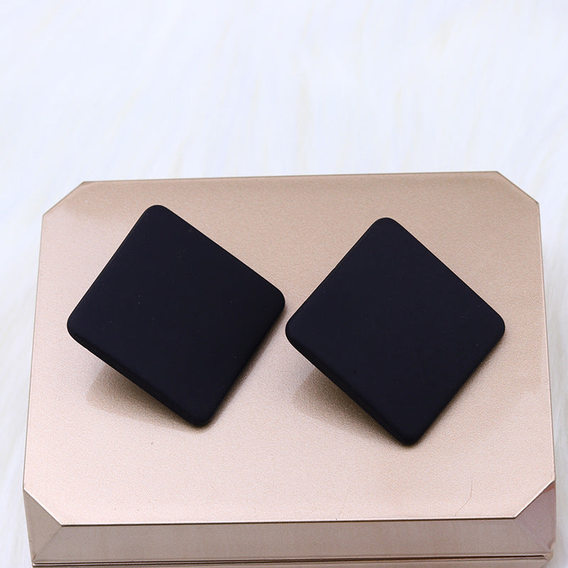 1 Pair Minimalist Geometric Acrylic Square Women's Earrings